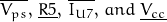 \overline{V_{ps}}, \, \underline{R5},\, \overline{I_{U7}},\, and \, \underline{V_{cc}}